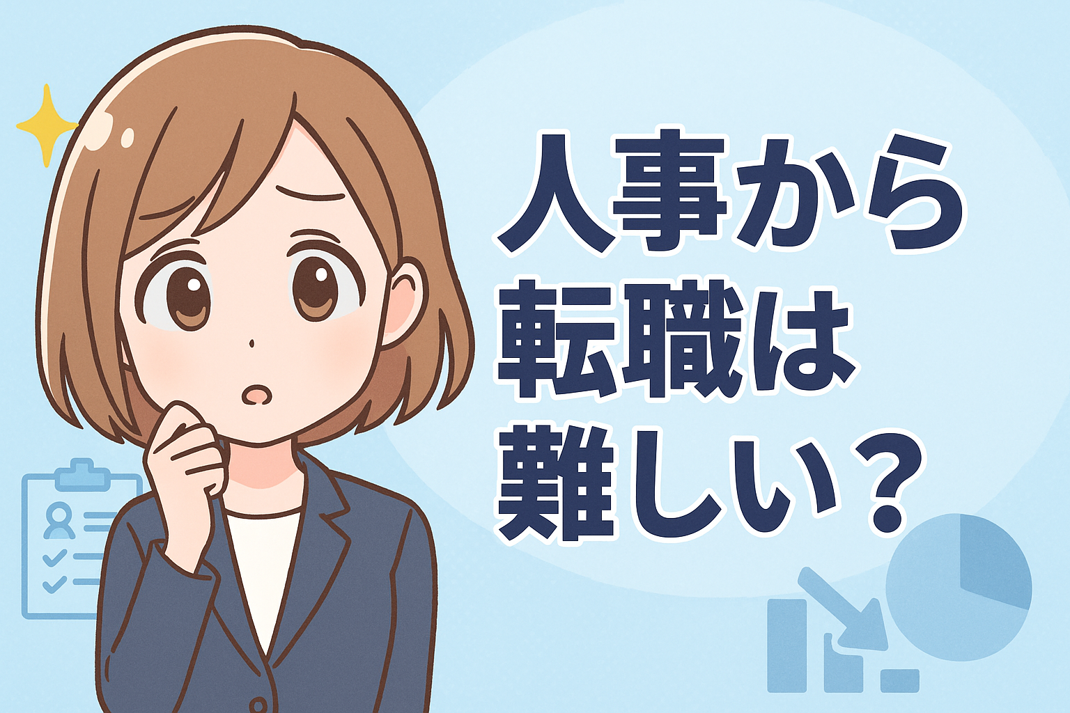 人事から転職は難しい？