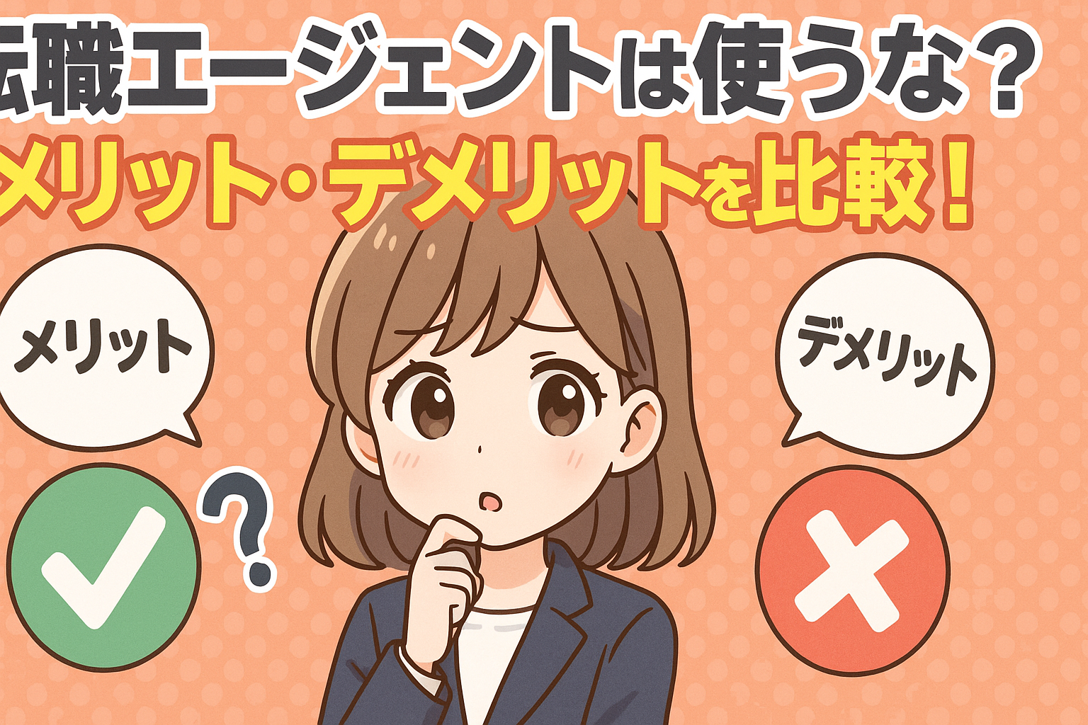 転職エージェントは使うな？