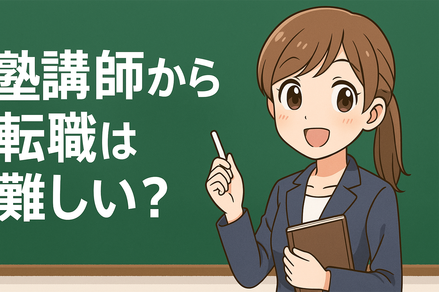 塾講師から転職は難しい？