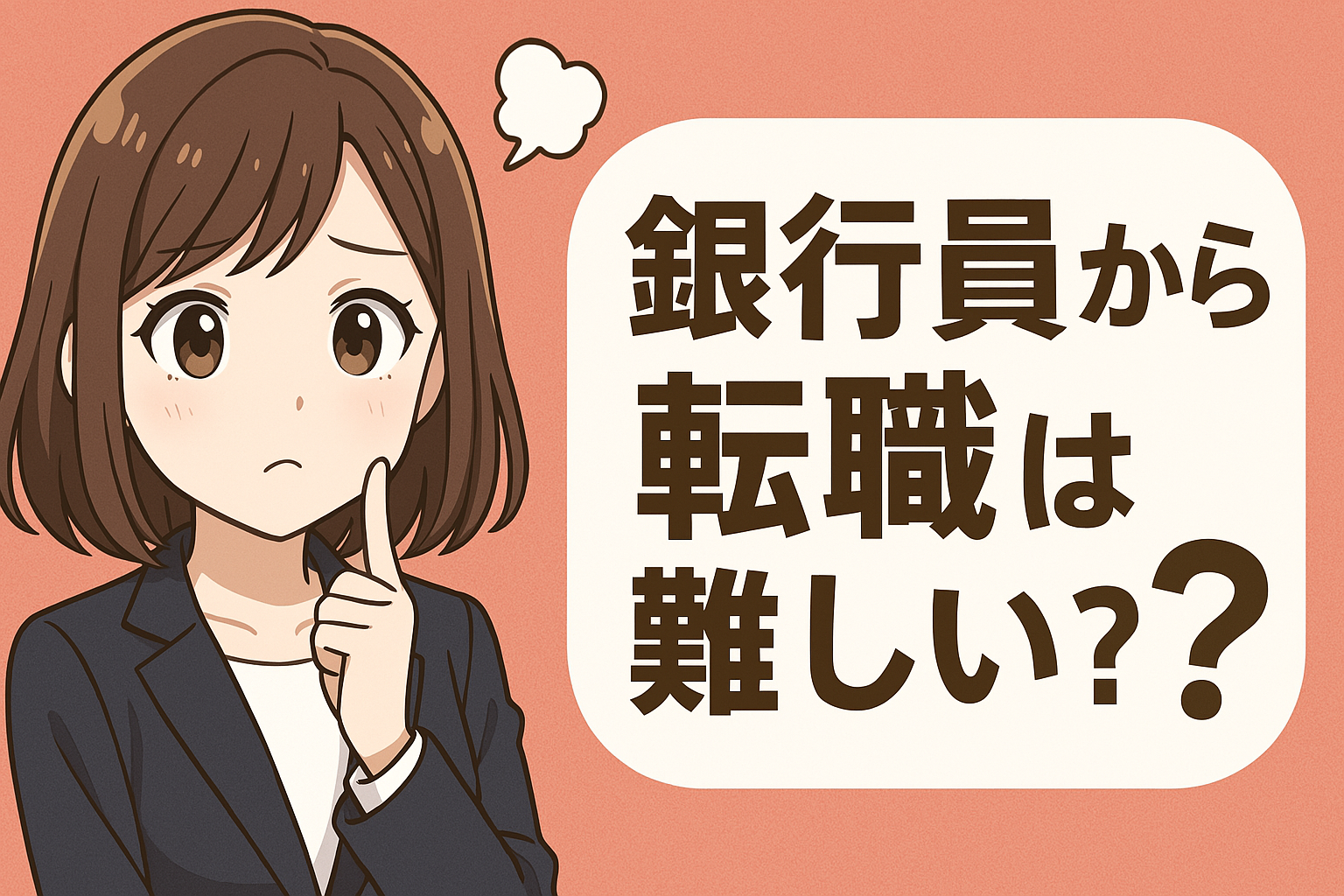 銀行員から転職は難しい？
