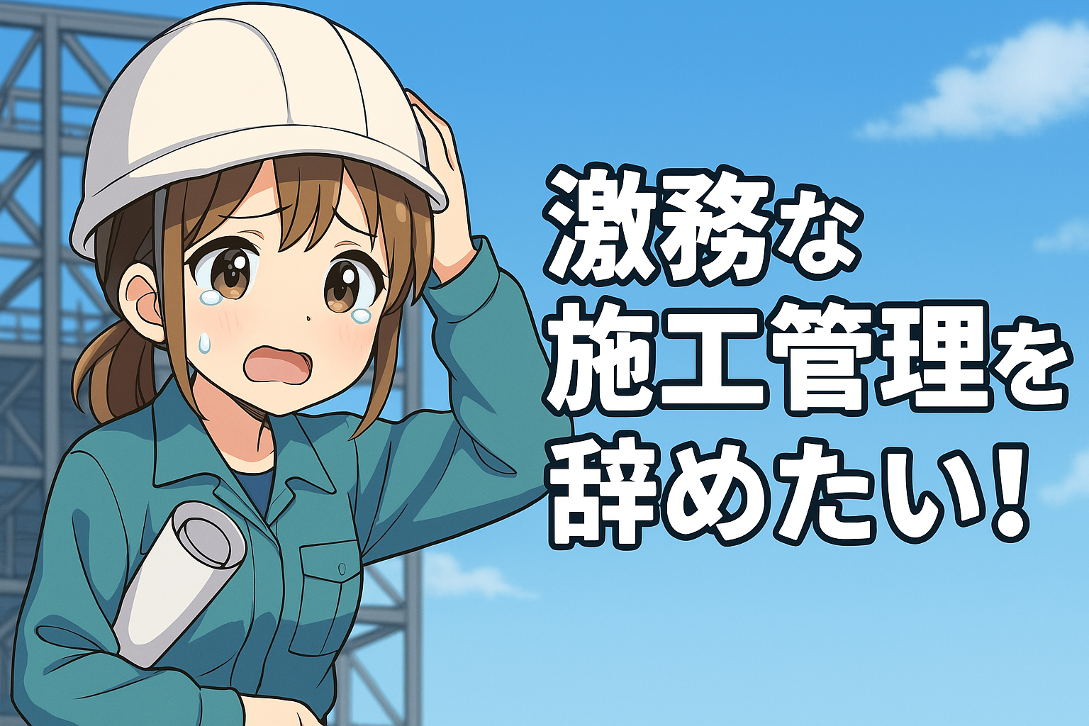 激務な施工管理を辞めたい