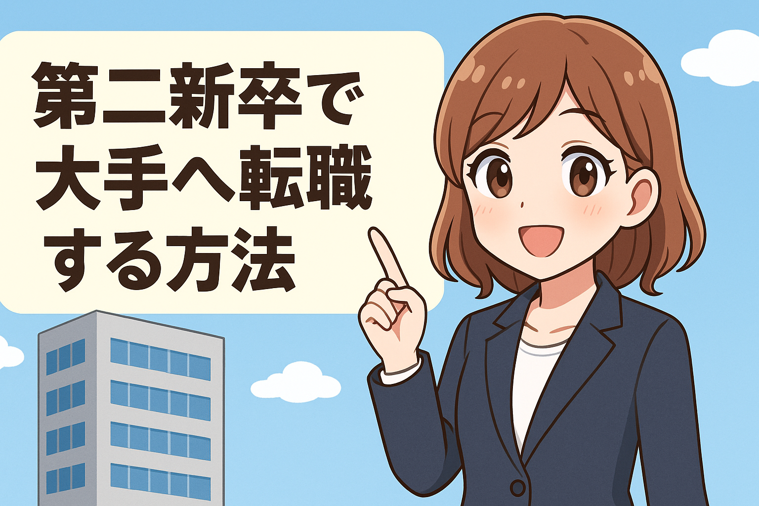第二新卒で大手へ転職する方法