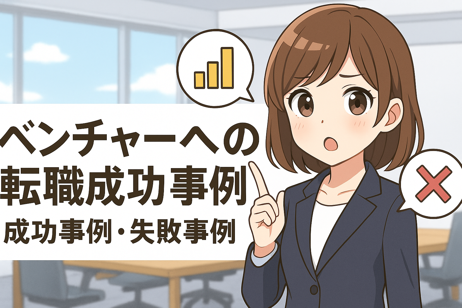 ベンチャーへの転職成功事例・失敗事例
