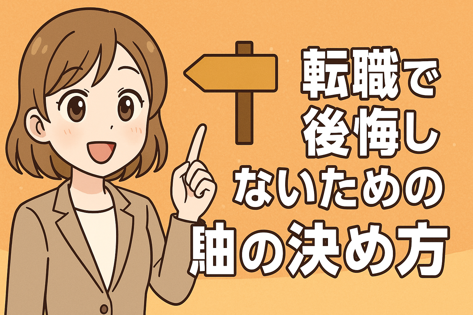 転職で後悔しないための軸の決め方