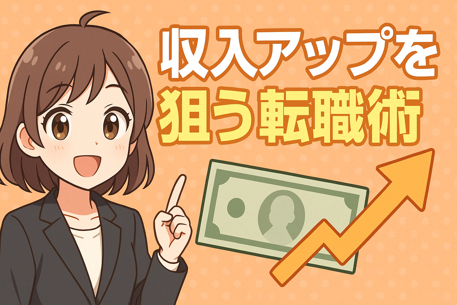 収入アップを狙う転職術