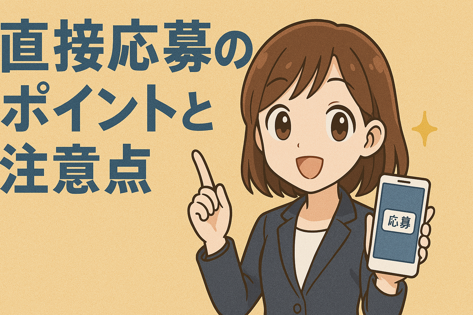直接応募のポイントと注意点