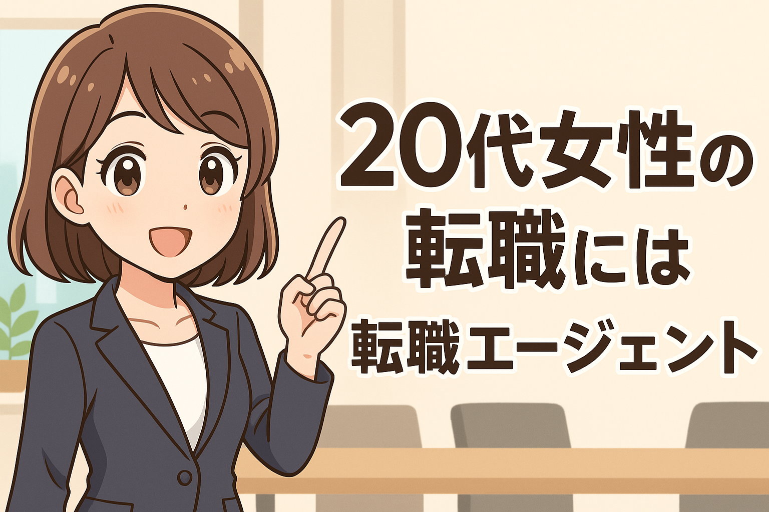 ２０代女性の転職には転職エージェントがおすすめ