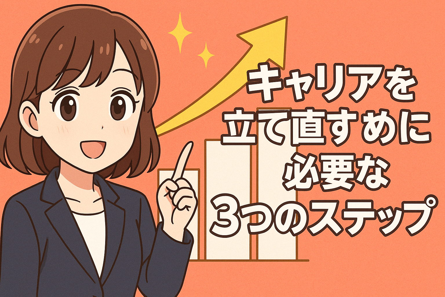 キャリアを立て直すために必要な3つのステップ