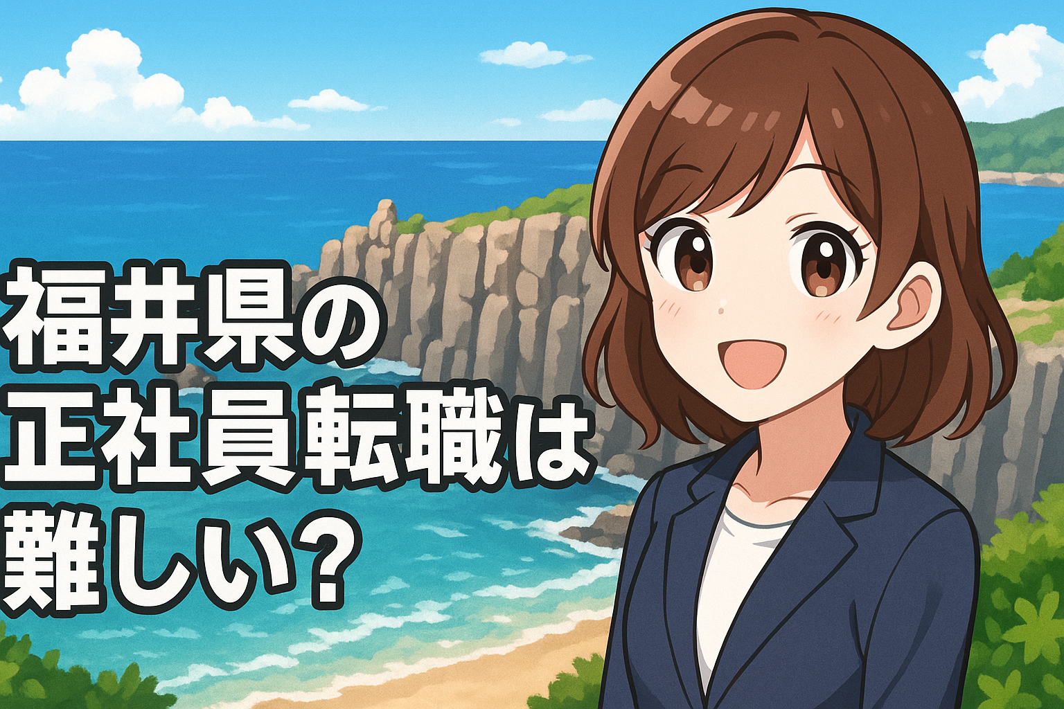 福井県の正社員転職は難しい？