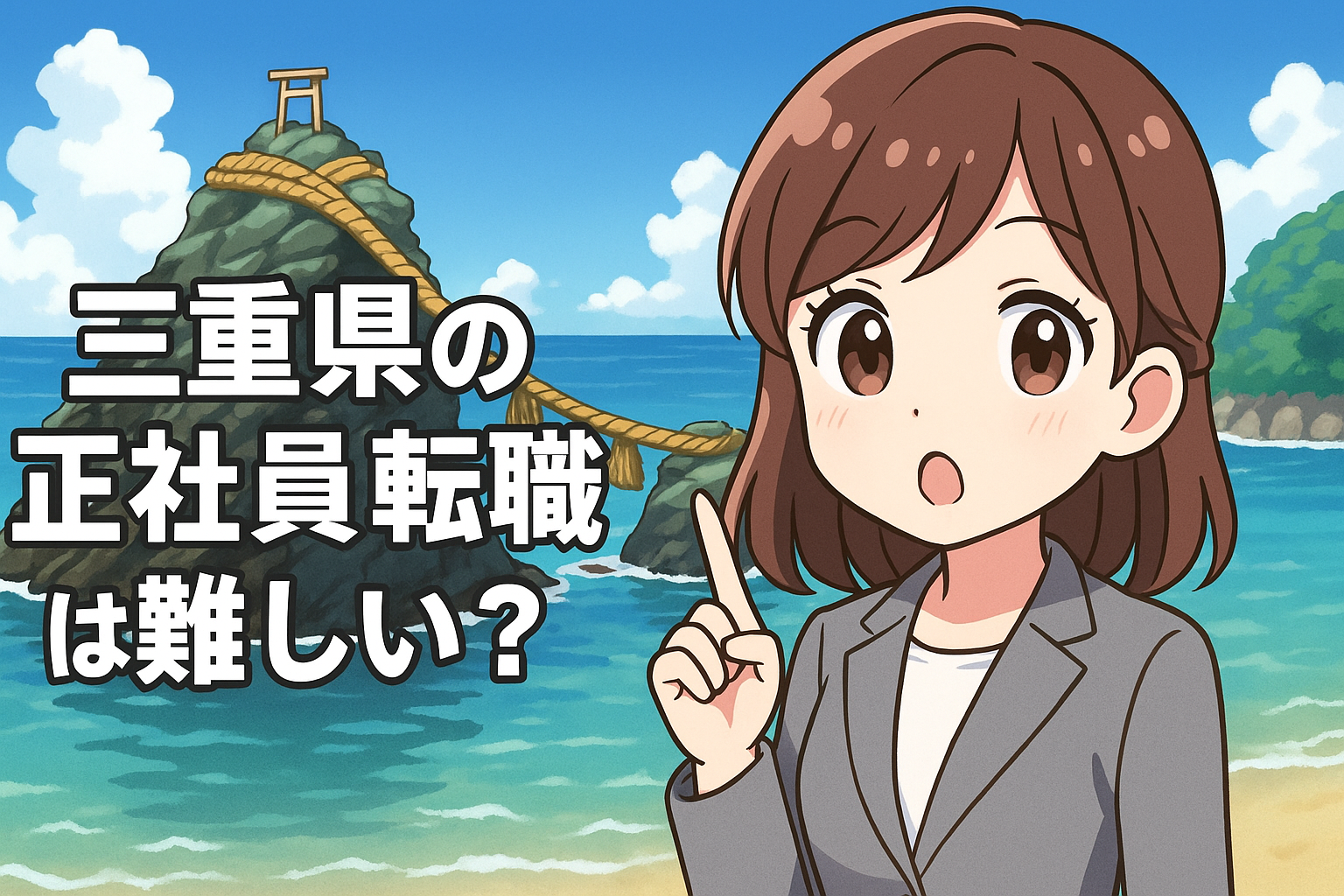三重県の正社員転職は難しい？