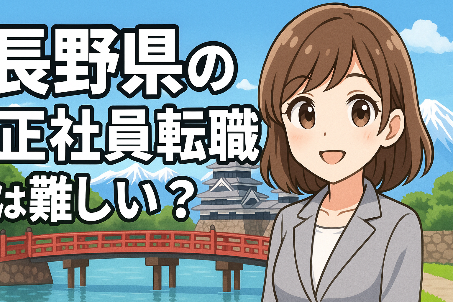 長野県の正社員転職は難しい？