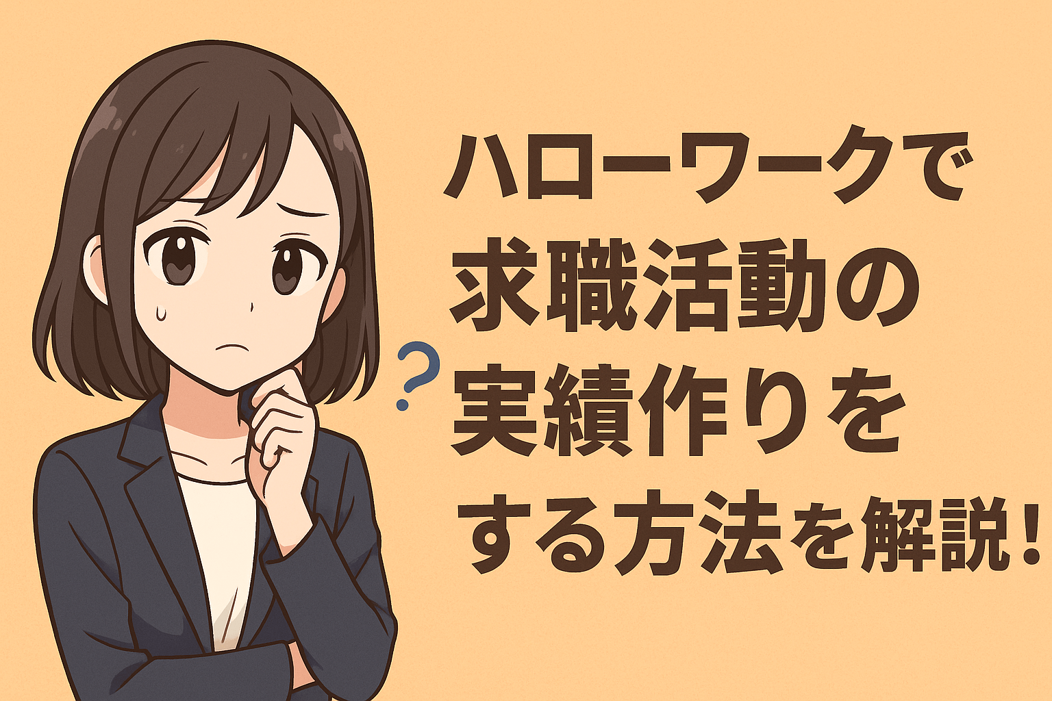 ハローワークで求職活動の実績作りをする方法を解説！職業相談の質問例も紹介