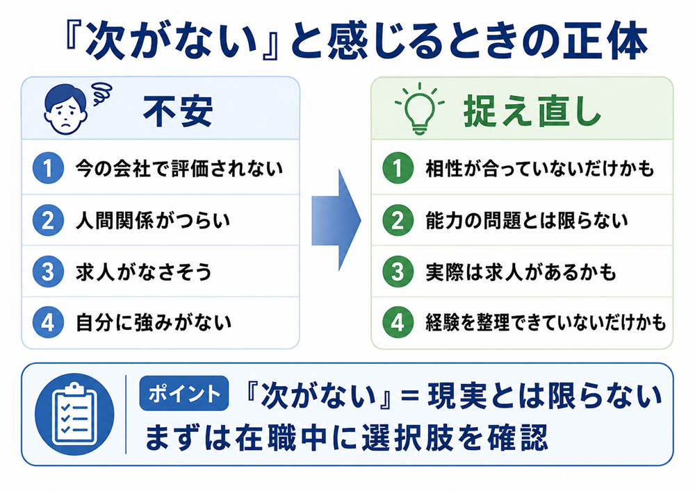 次がないと感じるときの正体